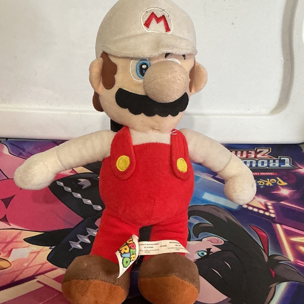 Classic Video Game Character Plush - Red and Brown